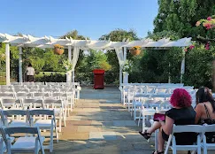 Bride and groom on the Monet Bridge at Talamore Gardens, Pennsylvania countryside wedding photography